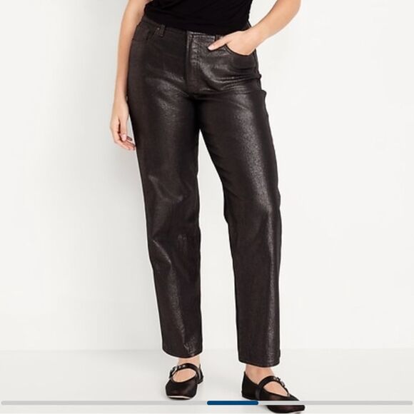 NWT High-Waisted Shine OG Loose Jeans - Picture 1 of 7
